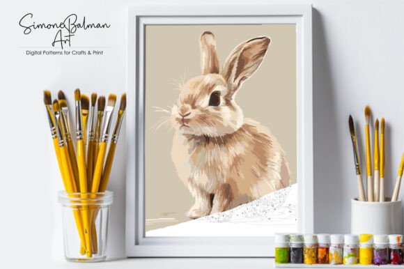 Bringing Whimsy to Life with Paint by Number Cute Rabbit