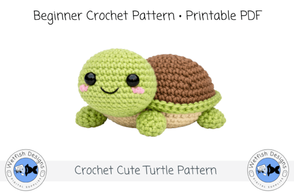 Cute Crochet Turtle PDF Pattern: A Charming Amigurumi Design