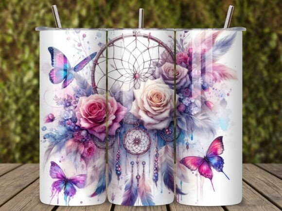 Designing with the Floral Dreamcatcher Tumbler Wrap