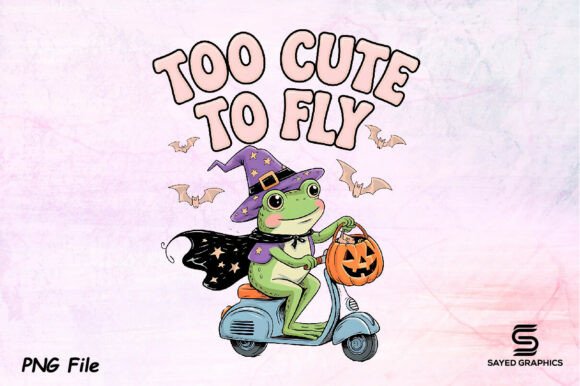 Halloween Funny Frog Scooter PNG: Your Go-To Quirky Design Asset