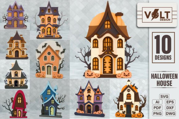 Halloween House SVG Laser Craft BUNDLE: A Designer's Guide