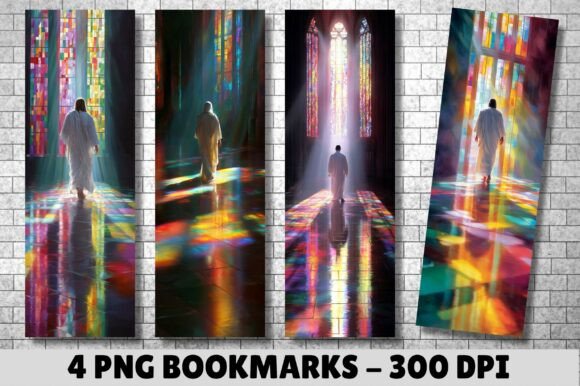 Jesus Glass Light Church Scene Bookmark: A Guide for Creators