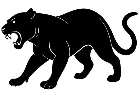 Panther Silhouette Vector: Power in Graphic Design