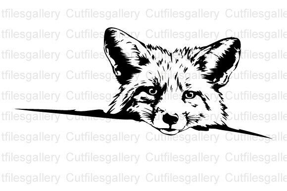 Peeking Fox SVG: The Playful Asset for Modern Designs
