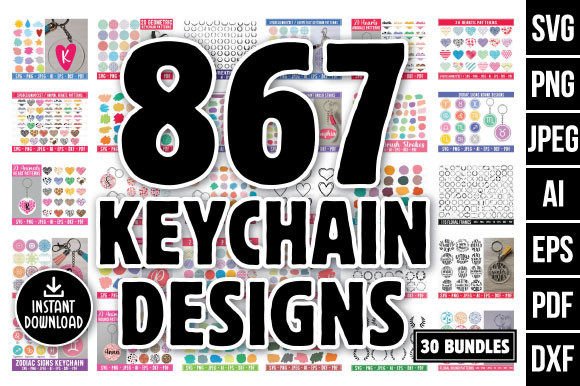 Unlock Limitless Creativity with the Keychain SVG Big Bundle