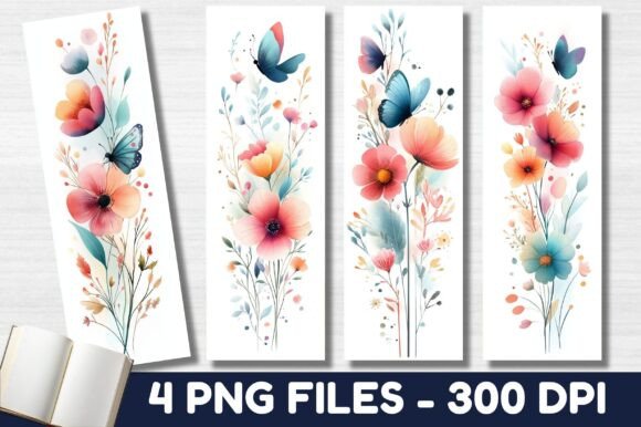 Watercolor Butterfly with Soft Floral: A Design Asset for Every Creator
